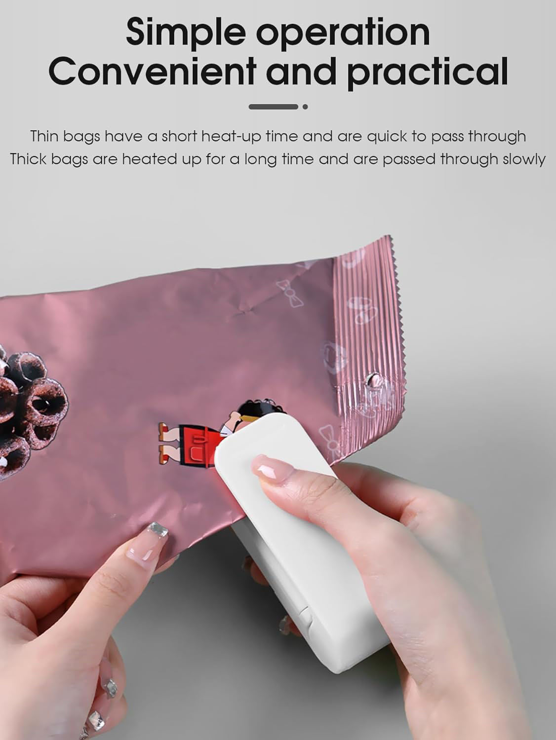 Mini Heat Sealing Machine – Keep Snacks Fresh Instantly